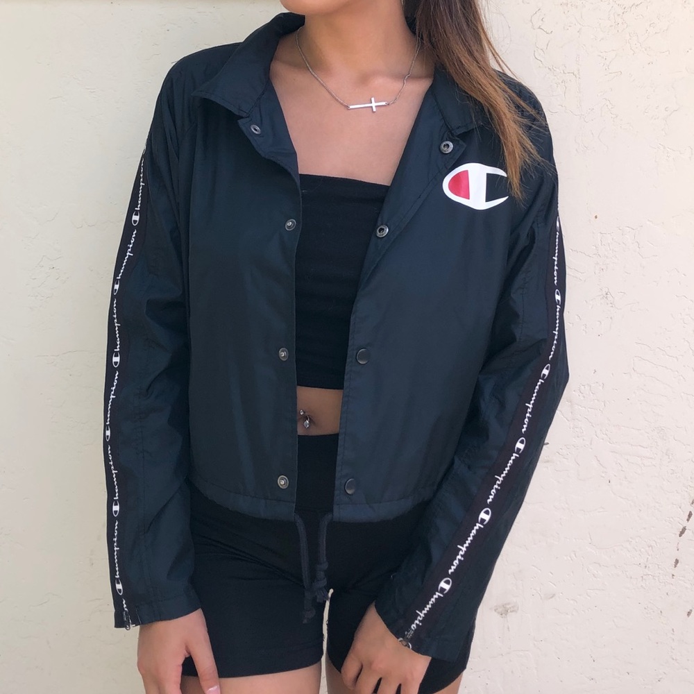 Cropped champion windbreaker